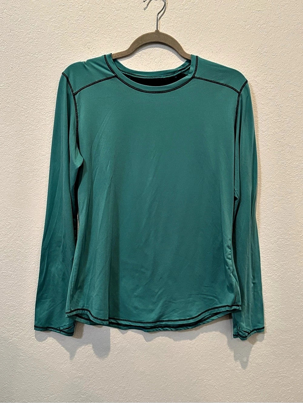 ClimateRight by Cuddl Duds ClimateRight Long Sleeve Top Green Large